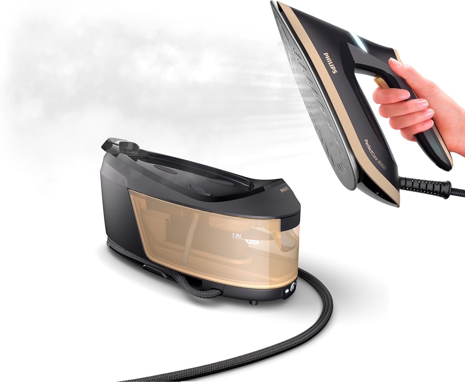 Philips PSG6064/86 PerfectCare 6000 Series Steam Iron – 2400W, 1.8L