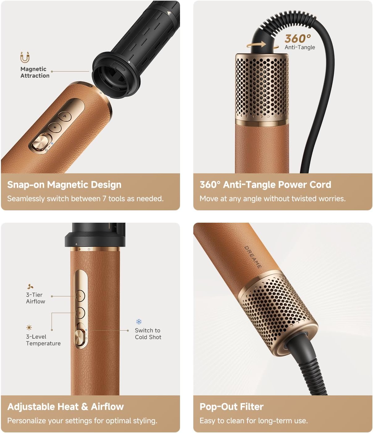 Dreame AirStyle Pro 7-in-1 Hair Styler & High-Speed Dryer