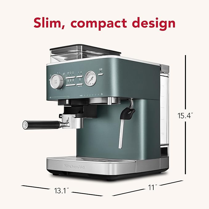 KitchenAid Semi-Automatic Espresso Machine KES6551 2.5L With Burr Grinder