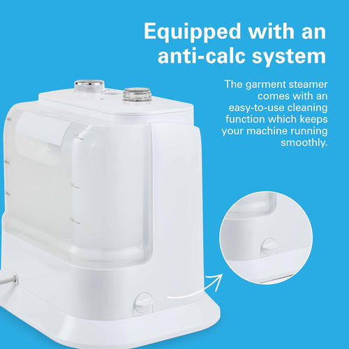 Hamilton Beach 1700W Garment Steamer With Fabric Brush