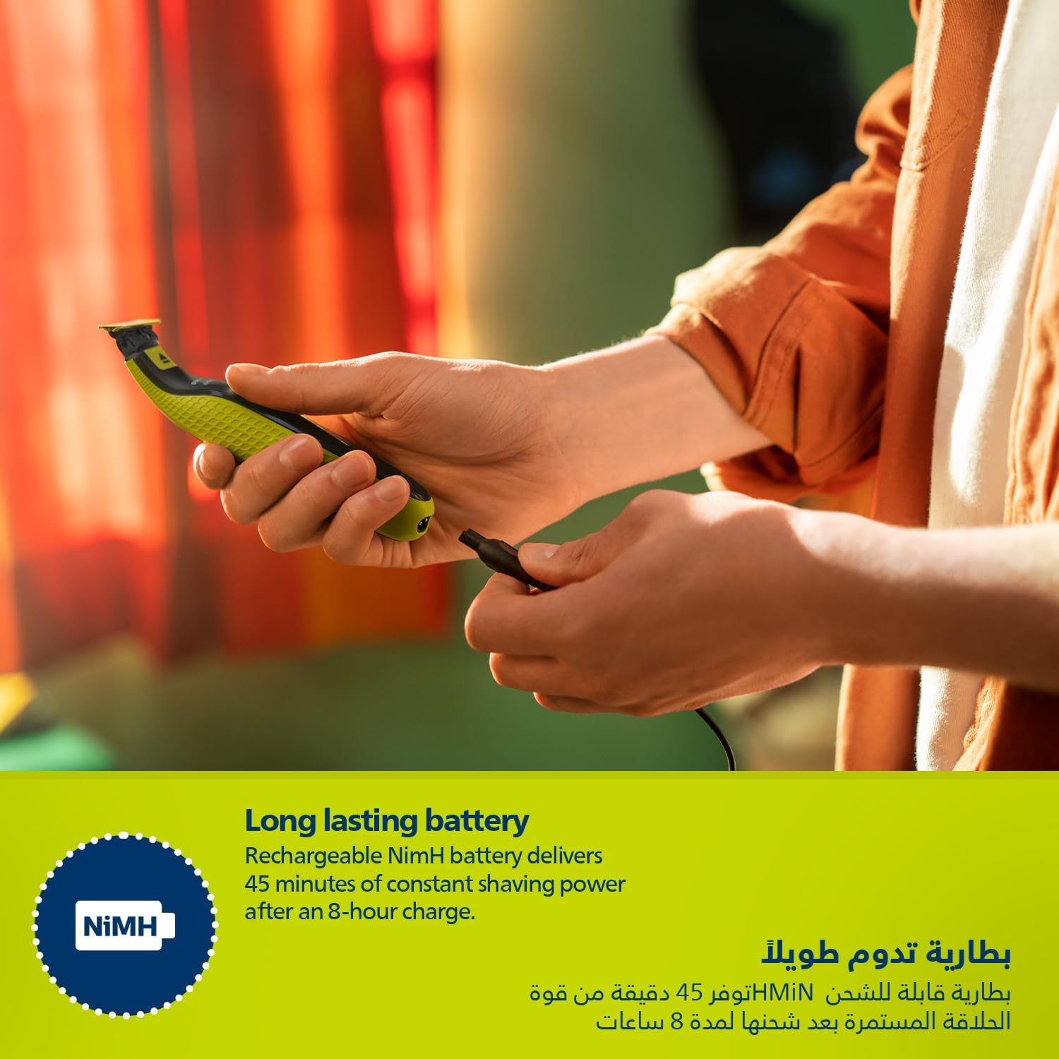 Philips QP2724/20 OneBlade Hybrid Trimmer & Shaver – 5-in-1 Comb