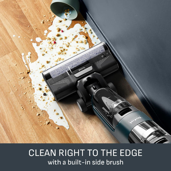 Tefal X-CLEAN 2 Cordless Wet & Dry Vacuum Mop 2-in-1 Self-Cleaning Grey