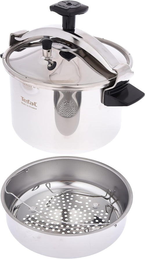 Tefal, Cocotte Minute 10 Litres Pressure Cooker Stainless Steel,