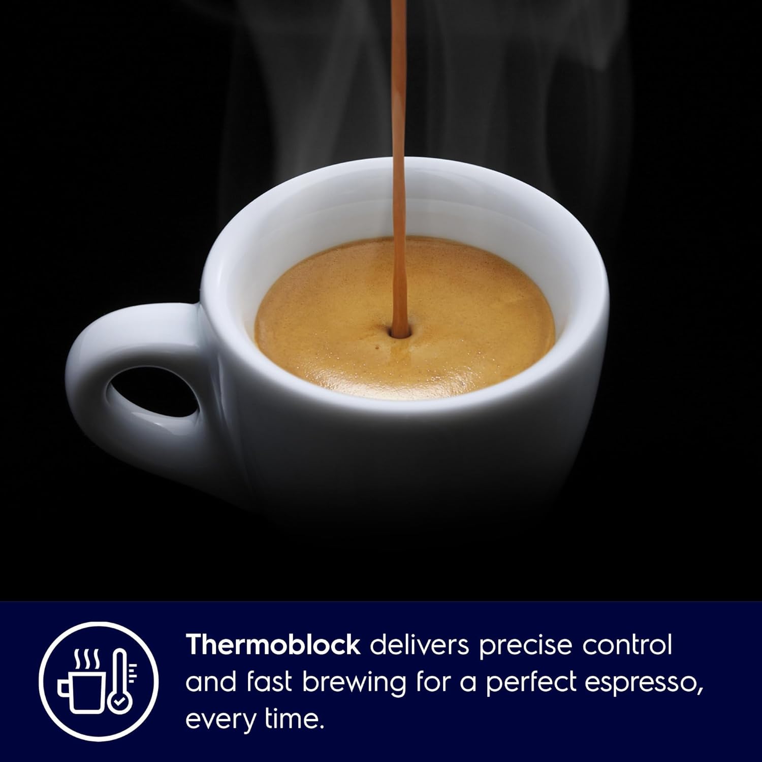Electrolux Ultimatetaste 500 Espresso Machine 15 Bar Pressure Thermoblock