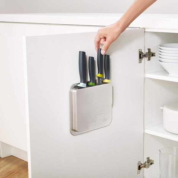 Joseph Joseph Elevate Slim 4-Piece Knife Set with Cupboard Storage Case