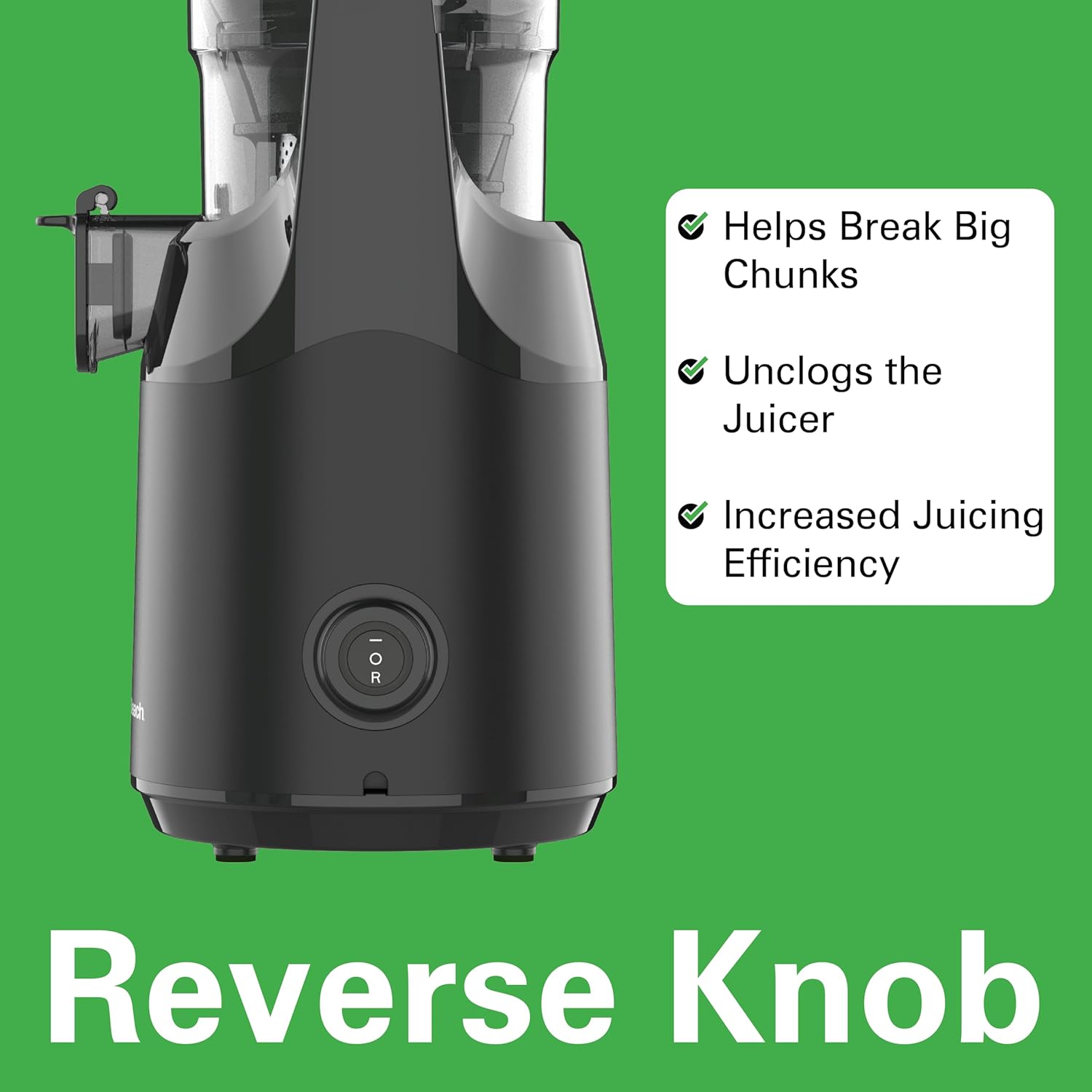 Hamilton Beach Slow Juicer Cold Press, 250W, Wide Chute