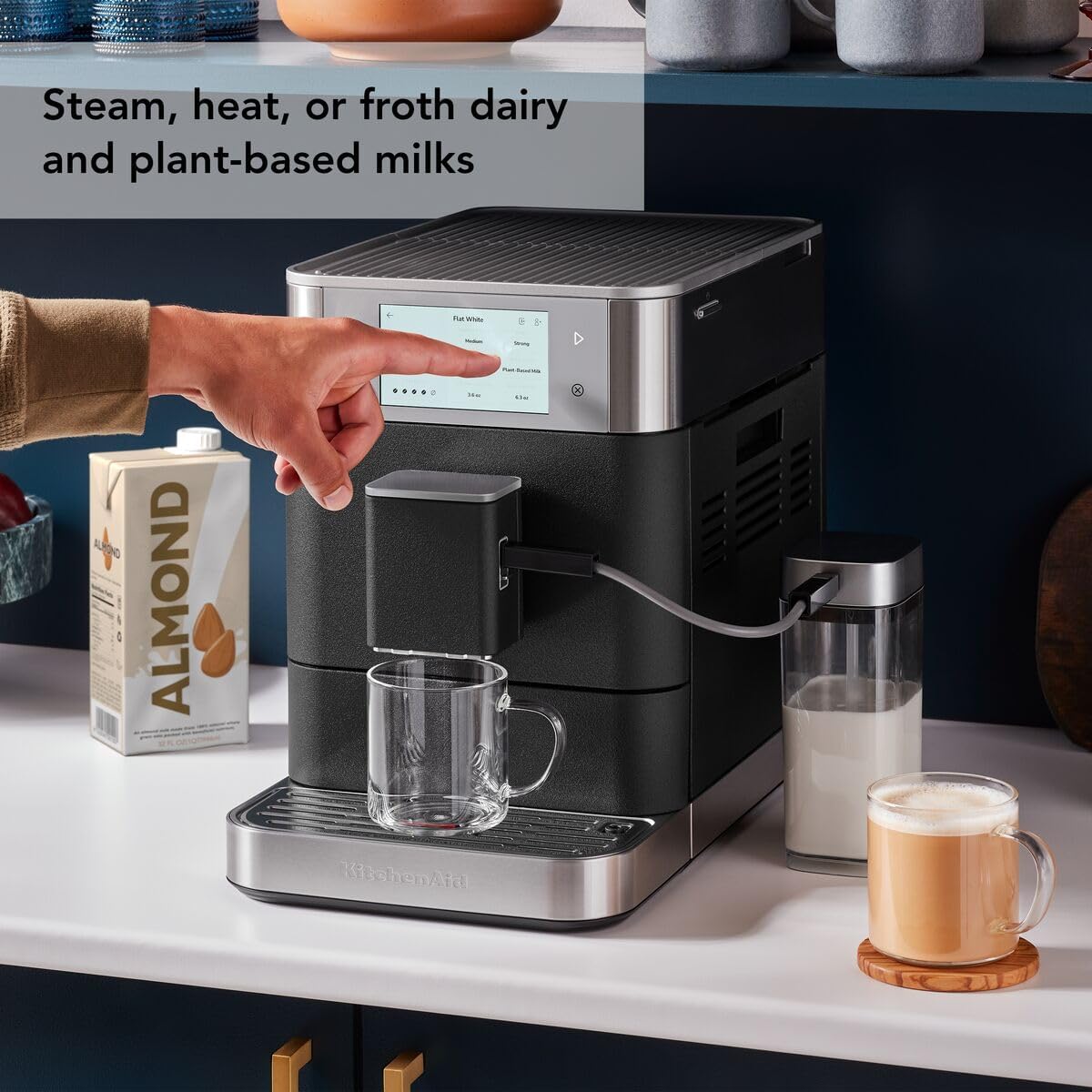 KitchenAid Fully Automatic Espresso Machine KF8 40 Recipes 4 Profiles