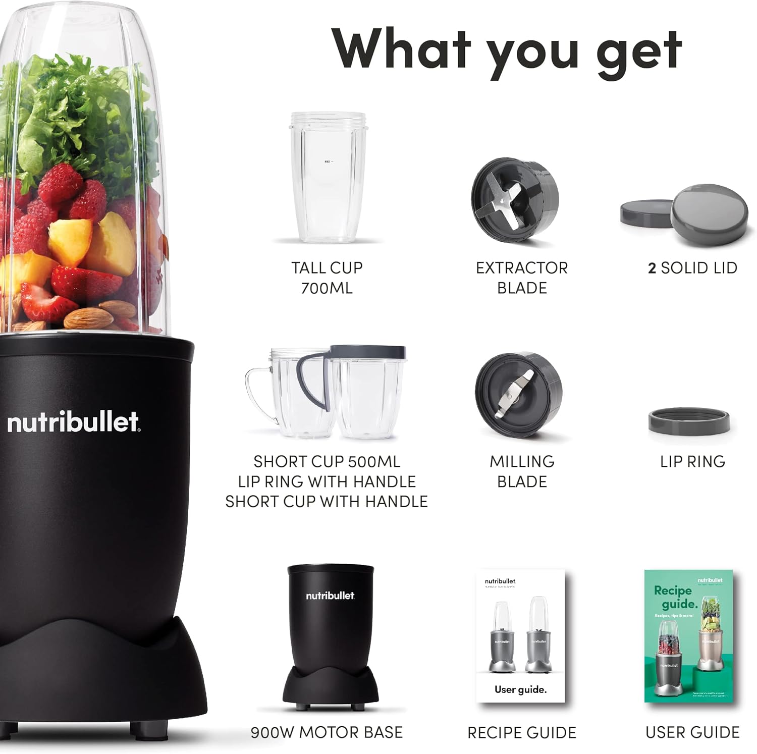 Nutribullet 9 Piece Set 900W