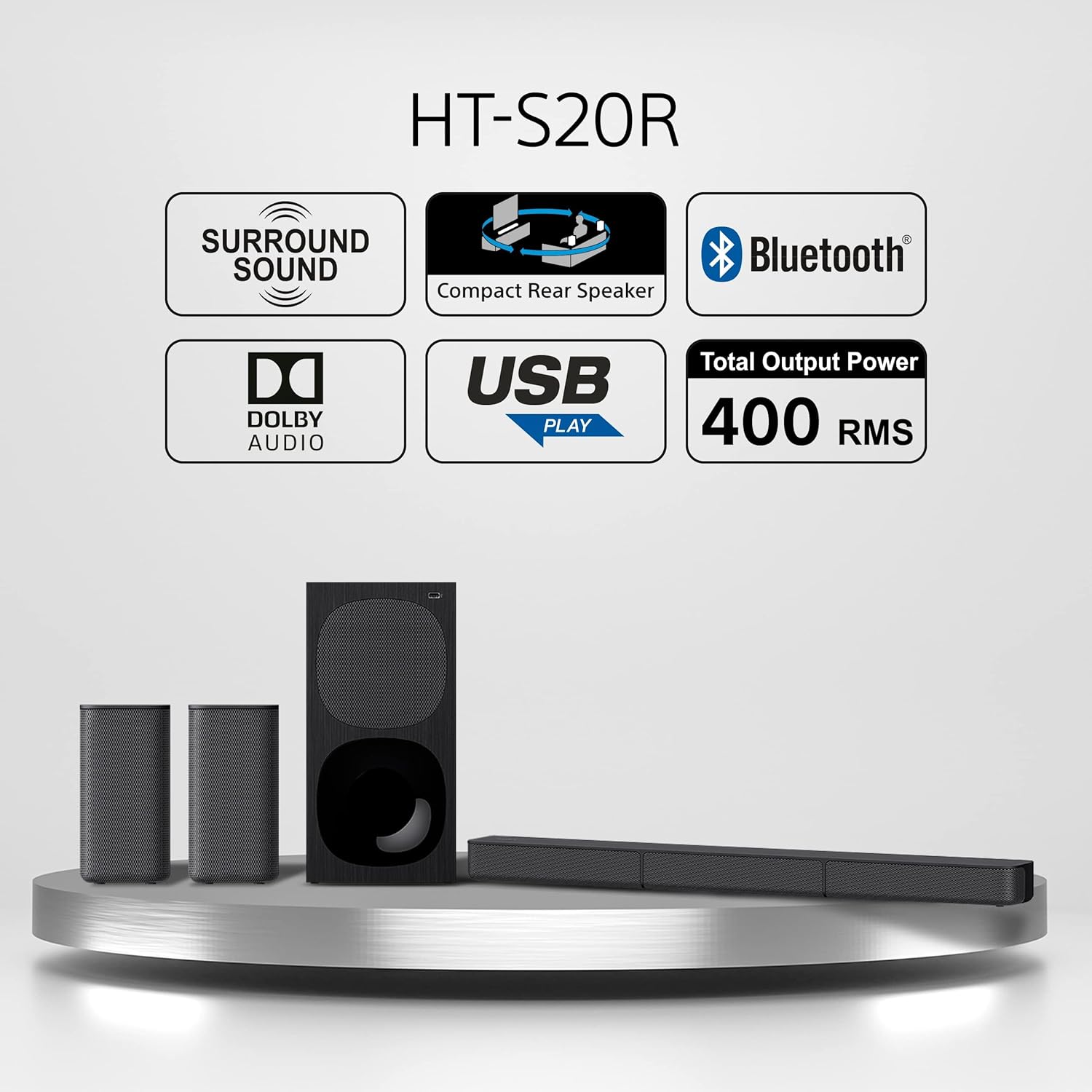 Sony HT-S20R 5.1ch Home Cinema Soundbar System