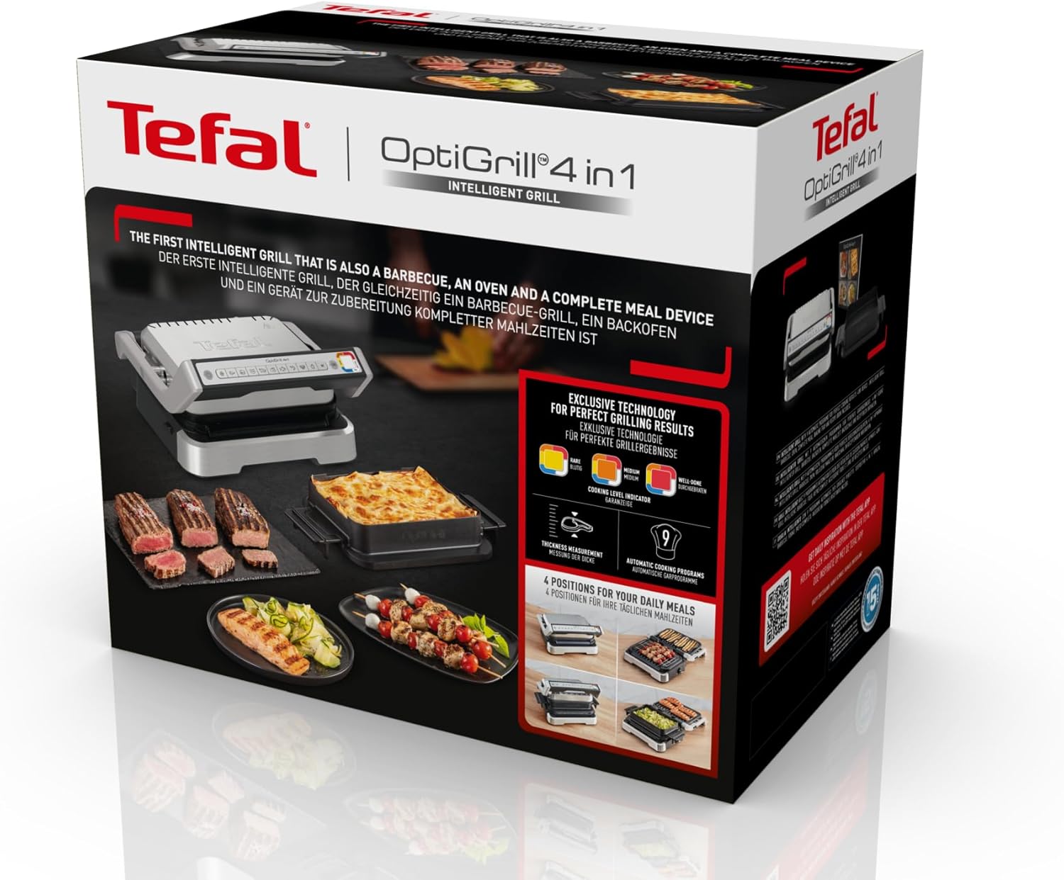 OptiGrill 2‑in‑1 XL Electric Grill