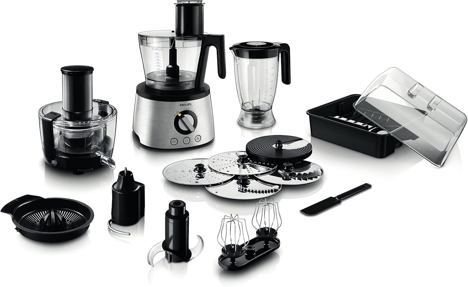 Philips HR7778/01 7000 Series Food Processor – 1300W, 3.4L Bowl