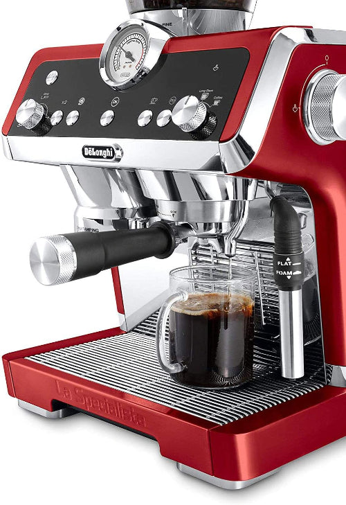 DeLonghi La Specialista Espresso Machine Sensor Grinder Red EC9335.R