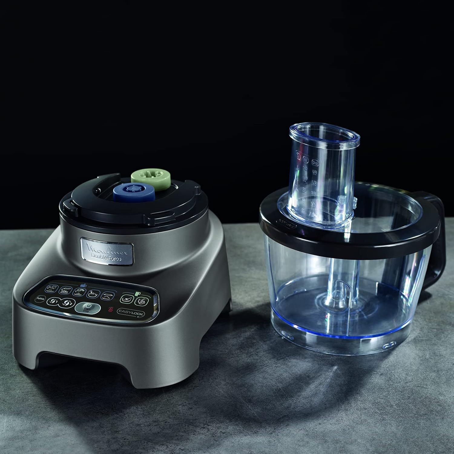 Moulinex Double Force Food Processor 1000W, 31 Functions