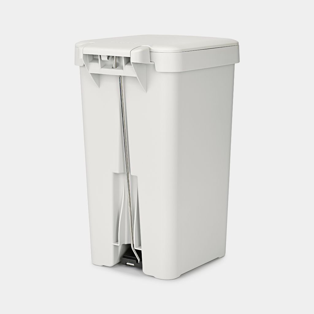 Brabantia StepUp Pedal Bin 16L Recycled Plastic – Light Grey