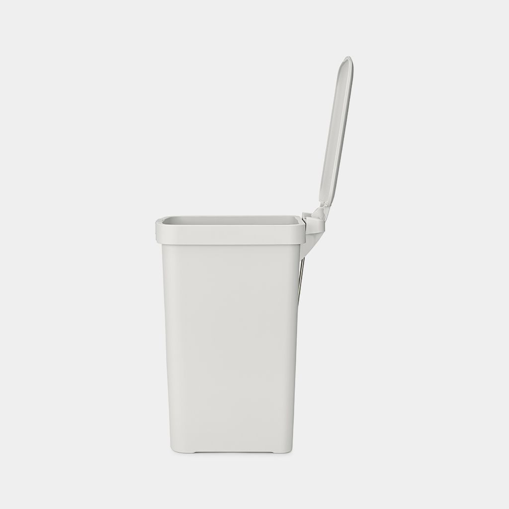 Brabantia StepUp Pedal Bin 16L Recycled Plastic – Light Grey