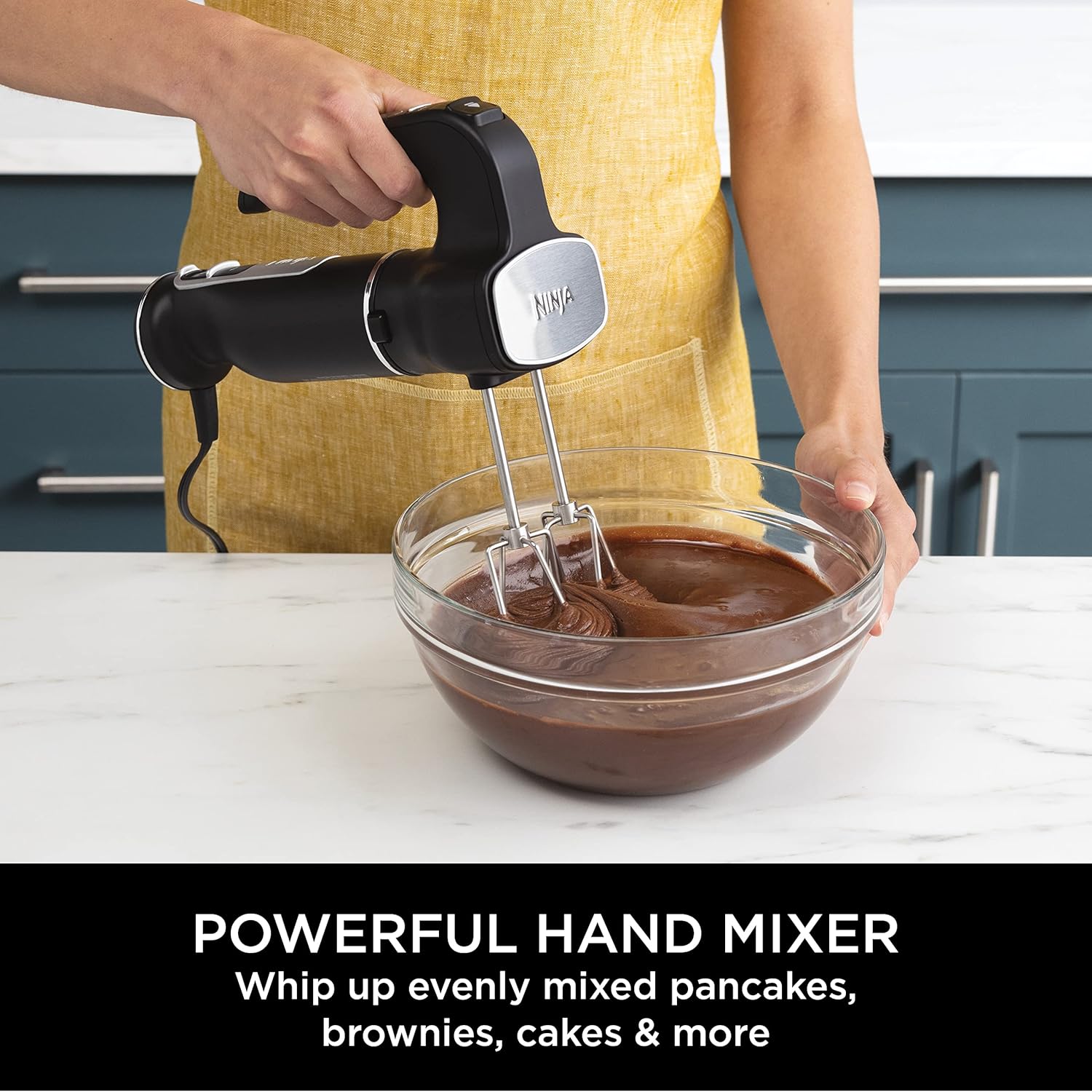 Ninja Foodi 3-In-1 Hand Blender, Hand Mixer & Chopper