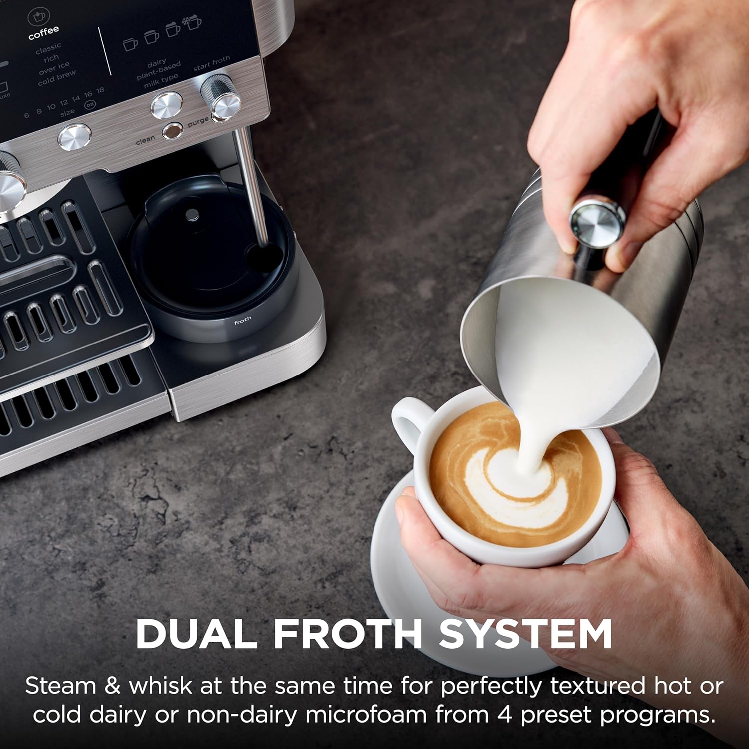 Ninja Luxe Cafe Premier 3-in-1 Espresso Machine Cold Brew Grinder SS