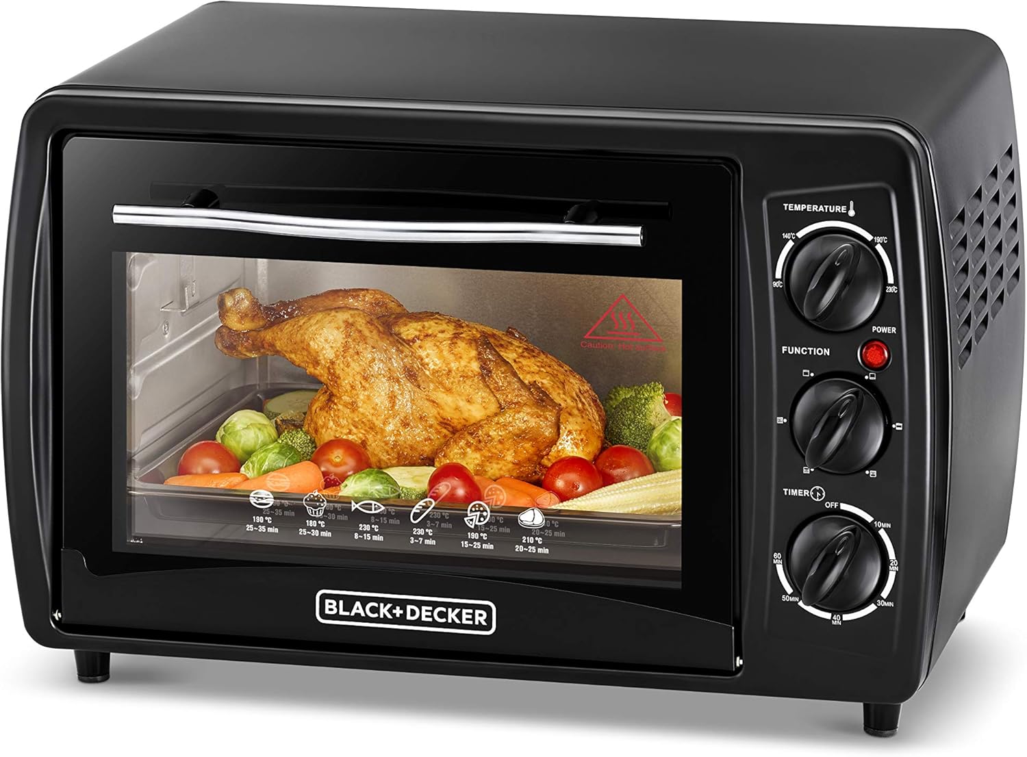 Black & Decker Electric Oven 55L 2000W Black