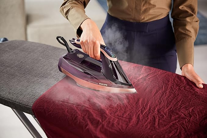 Philips Azur 8000 Series Steam Iron 3000W Turbo Boost OptimalTEMP No Burns
