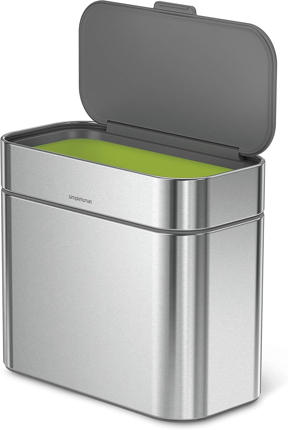 simplehuman Compost Caddy, 4L / 1.06 Gallon – Brushed Stainless Steel