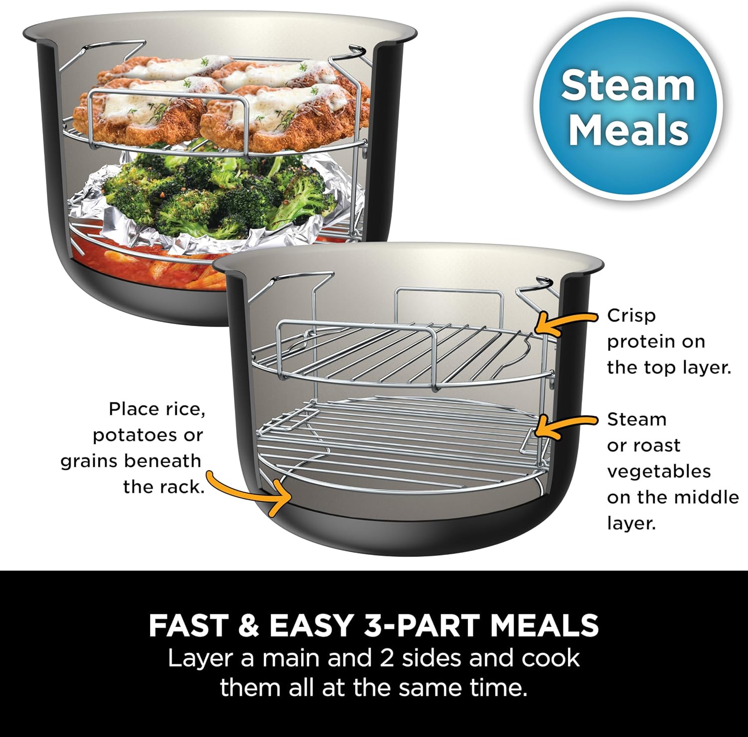 Ninja Foodi MAX 15-in-1 SmartLid Multi-Cooker 7.5L OL750UK