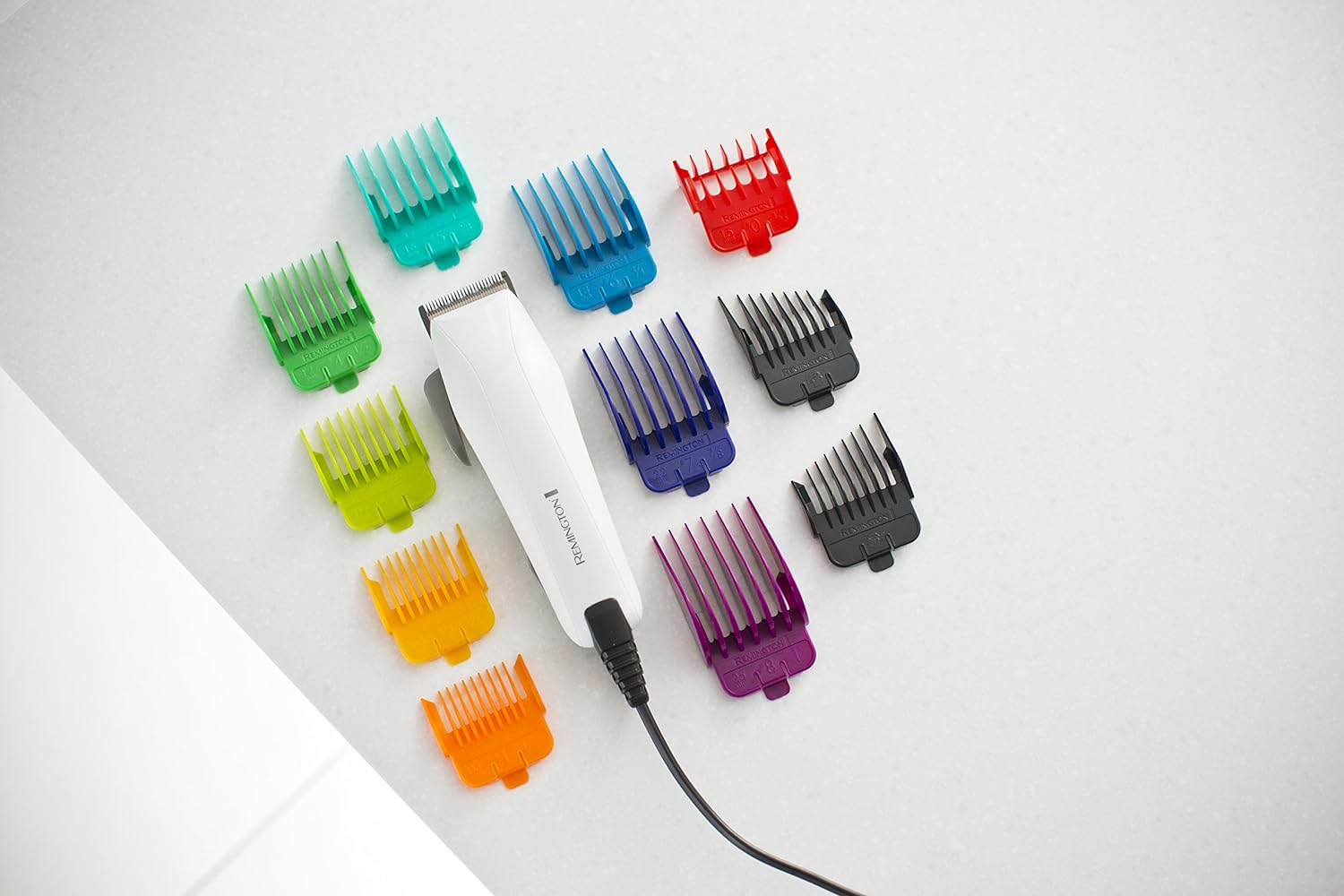 Remington ColourCut Hair Clipper HC5035 with 9 Colour Combs