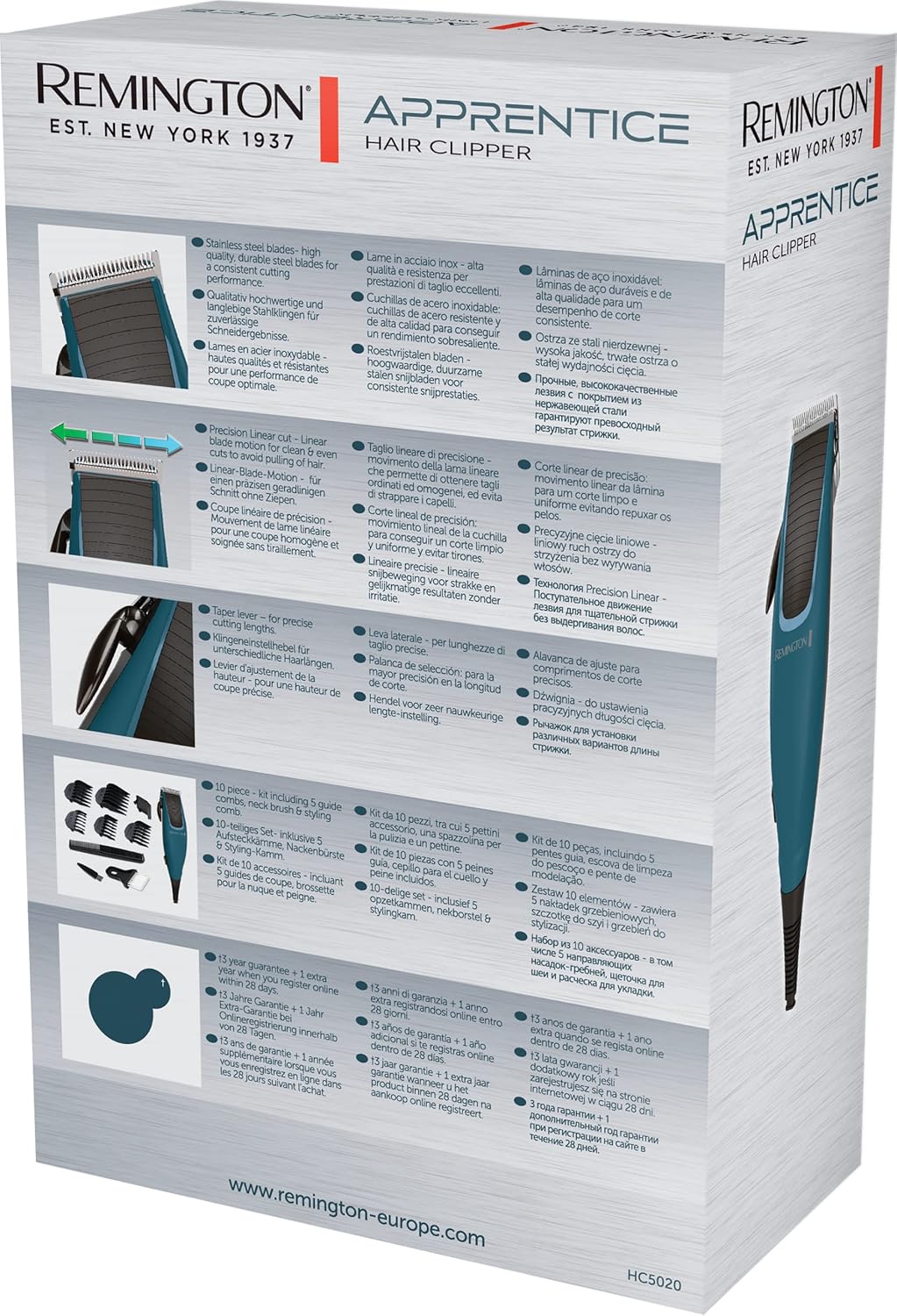 Remington HC5020 Hair Trimmer with Cable