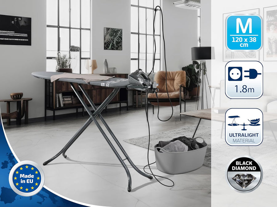 Leifheit 72484 Air Board M Black Plus VDE Ironing Board