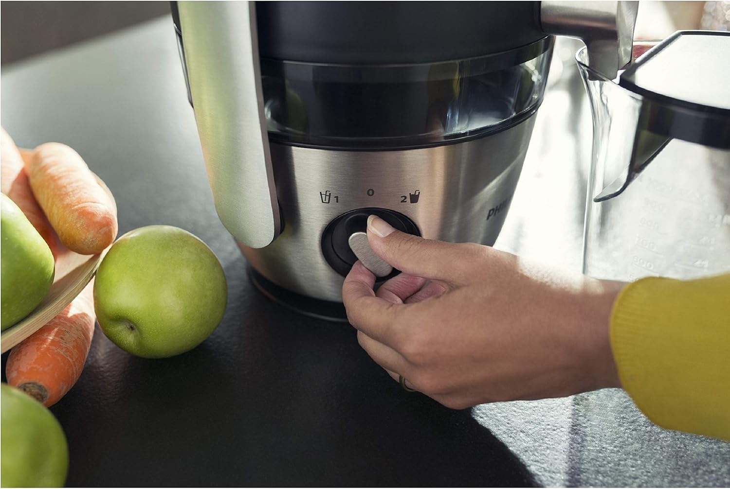Philips HR1925/20 Avance Juicer – 1200W, XXL Tube, QuickClean, Citrus Press