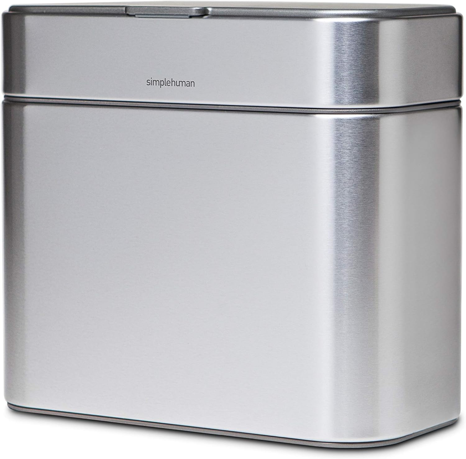 simplehuman Compost Caddy, 4L / 1.06 Gallon Brushed Stainless Steel