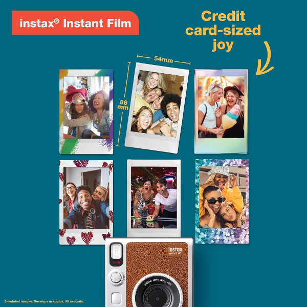 Fujifilm Instax Mini EVO Hybrid Instant Camera Smartphone Printer