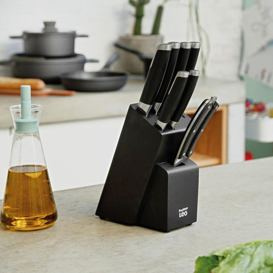 Berghoff 6Pc Knife Block Set Graphite