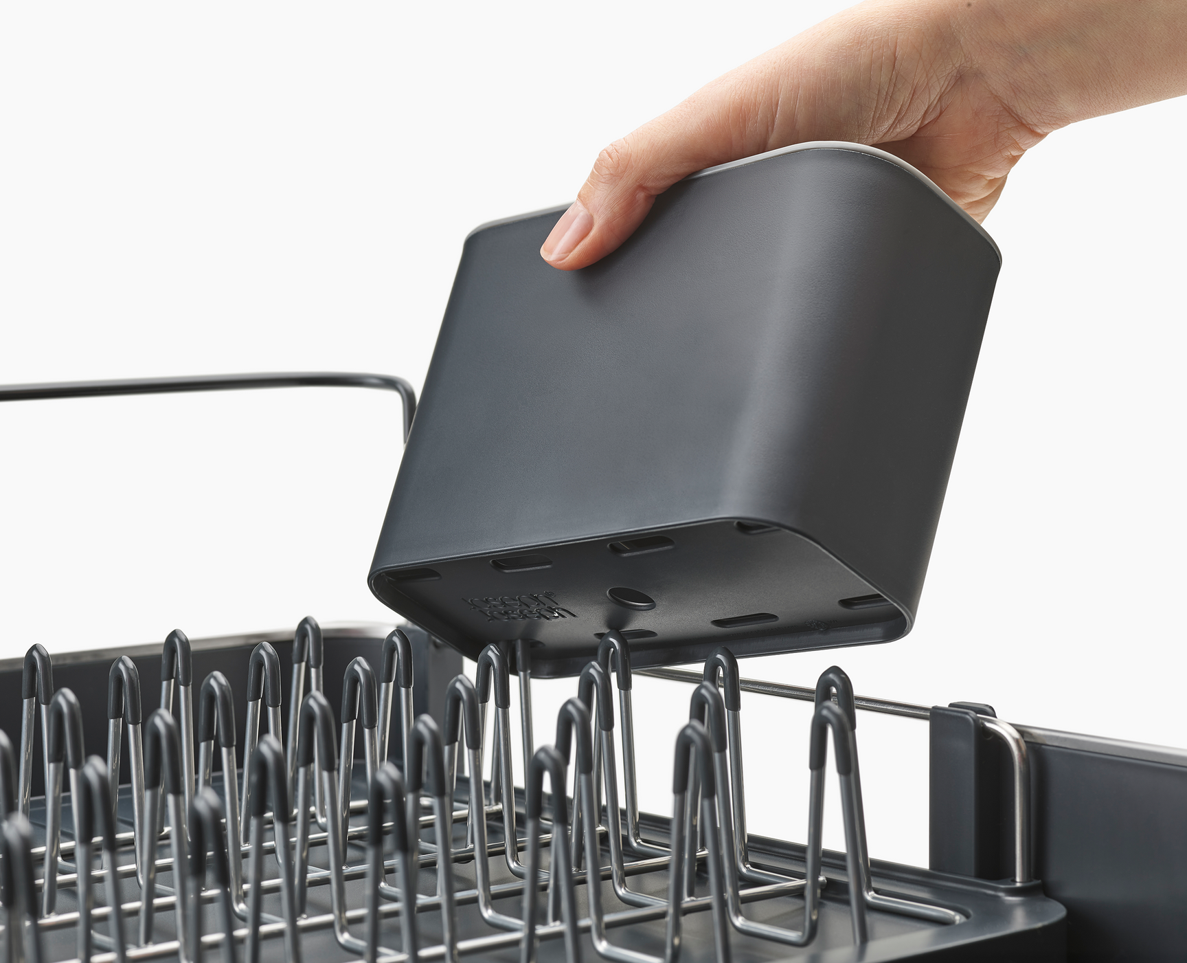 Joseph Joseph Extend Steel Expandable Dish Rack & Presto Soap Dispenser Set