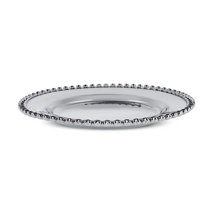 Karaca Home Rory Grey Glass Placemat 32cm Durable Heat Resistant Modern
