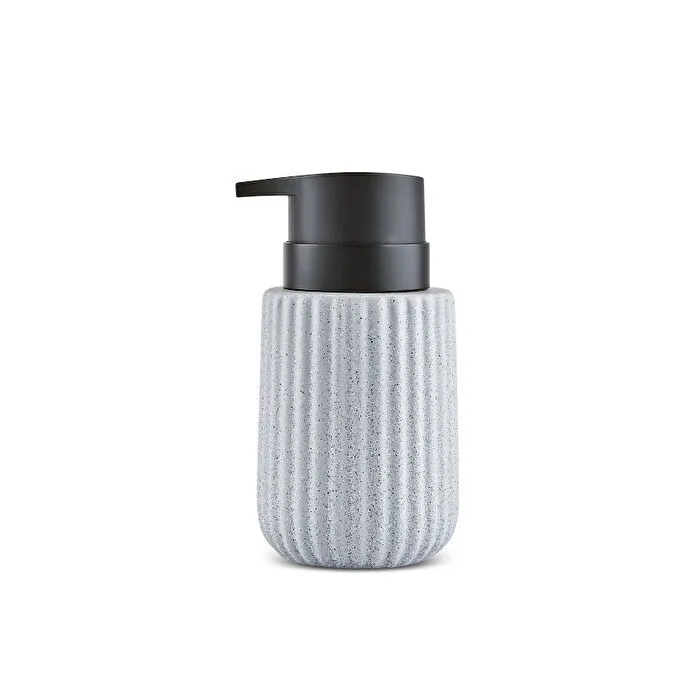Karaca Trina 3-Piece Grey Bathroom Accessory Set - Dolomite Stone Finish, 8683650363897