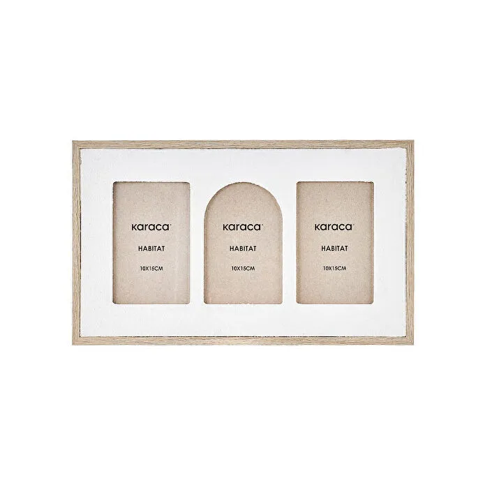 Karaca Habitat Emberly 3-Piece Wooden Photo Frame , 8683650383253