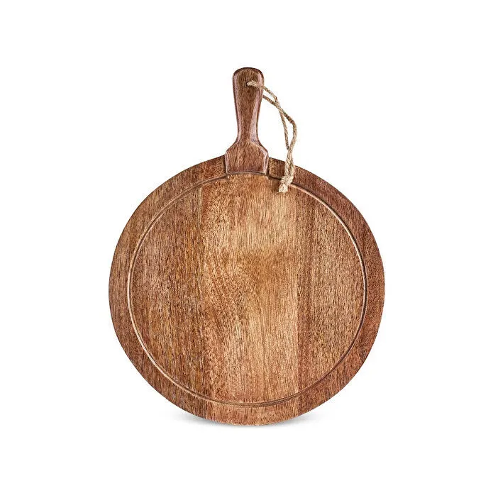 Karaca Premium Mango Oval Cutting and Serving Board 36x28cm Food-Safe Natural