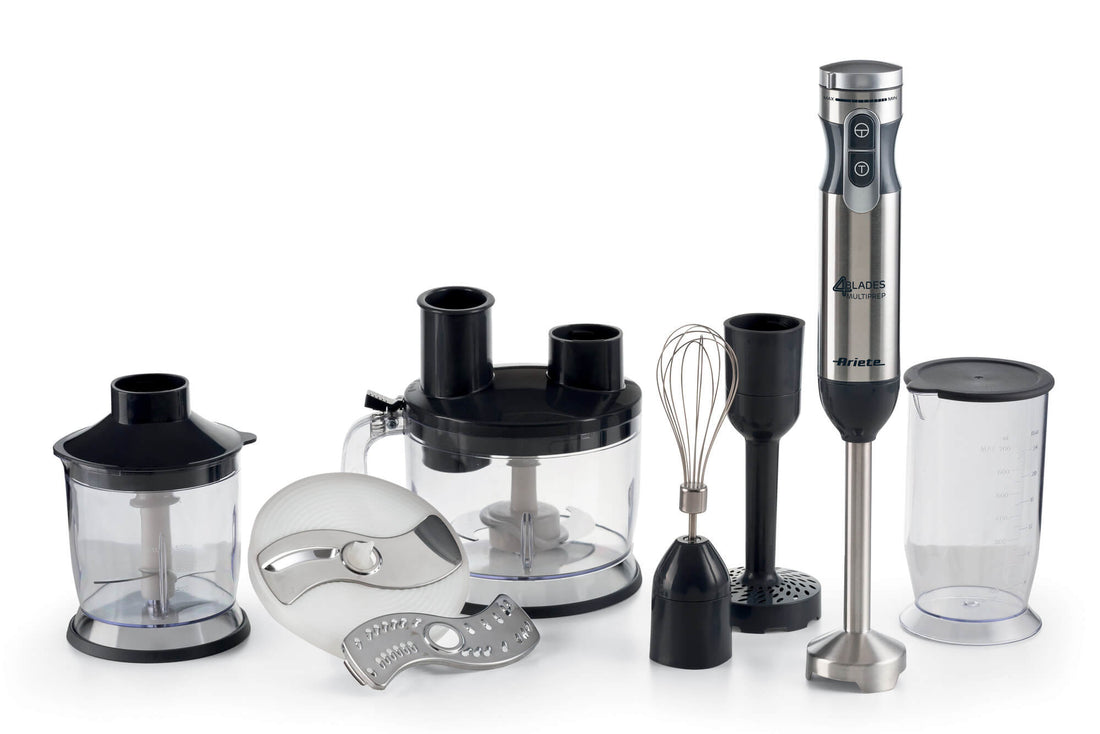 Ariete Metal Hand Blender – 1000W with Full Accessories & Processor