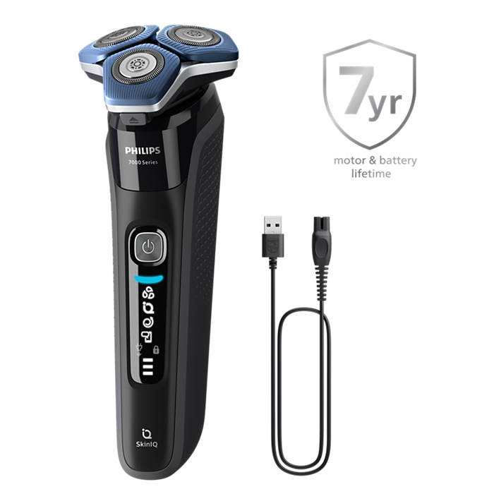 Philips Shaver Series 7000 - Wet & Dry - SkinIQ Technology - Ink Black