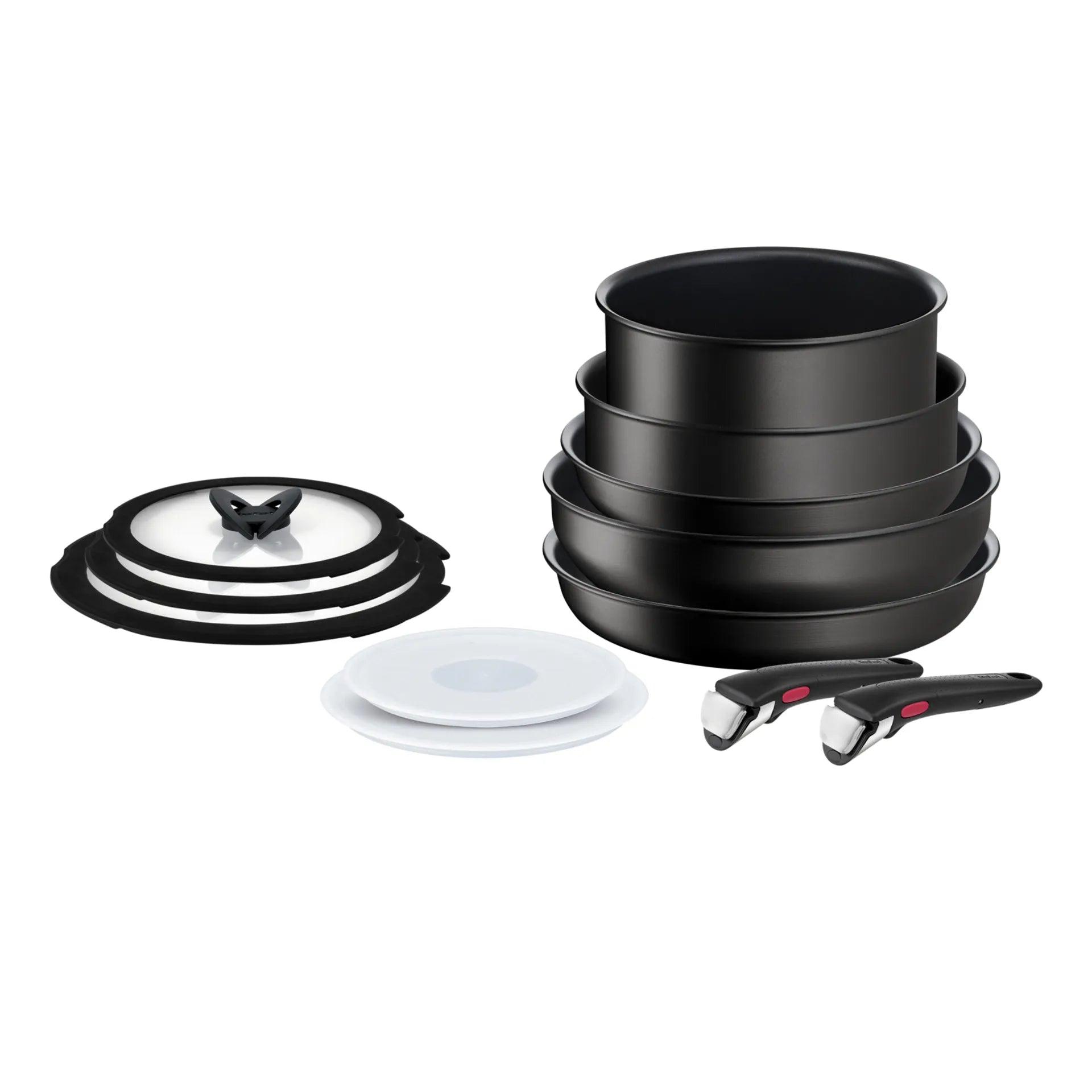 Tefal Ingenio Exception 12pc Set Titanium 6X Anti-Scratch