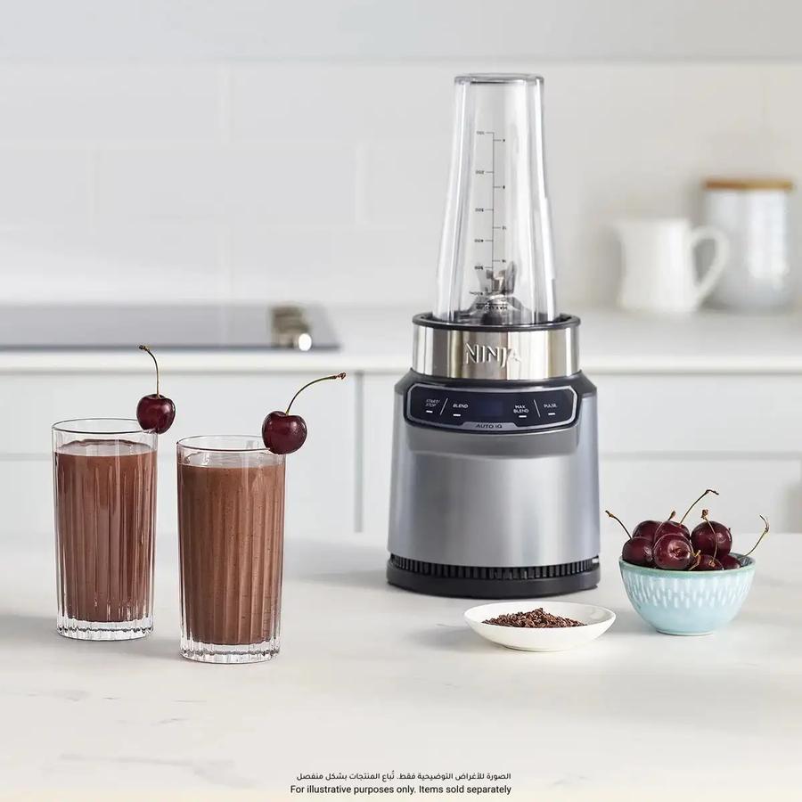 Ninja BN500ME Auto-iQ blender 1000W in silver – view 4