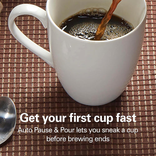 Hamilton Beach 12-Cup Programmable Coffee Maker With Frontfill & Swing