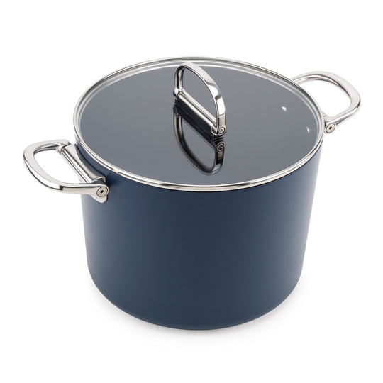 Joseph Joseph Space Cookware – 25cm Folding Stock Pot (8.04L) – Midnight Blue