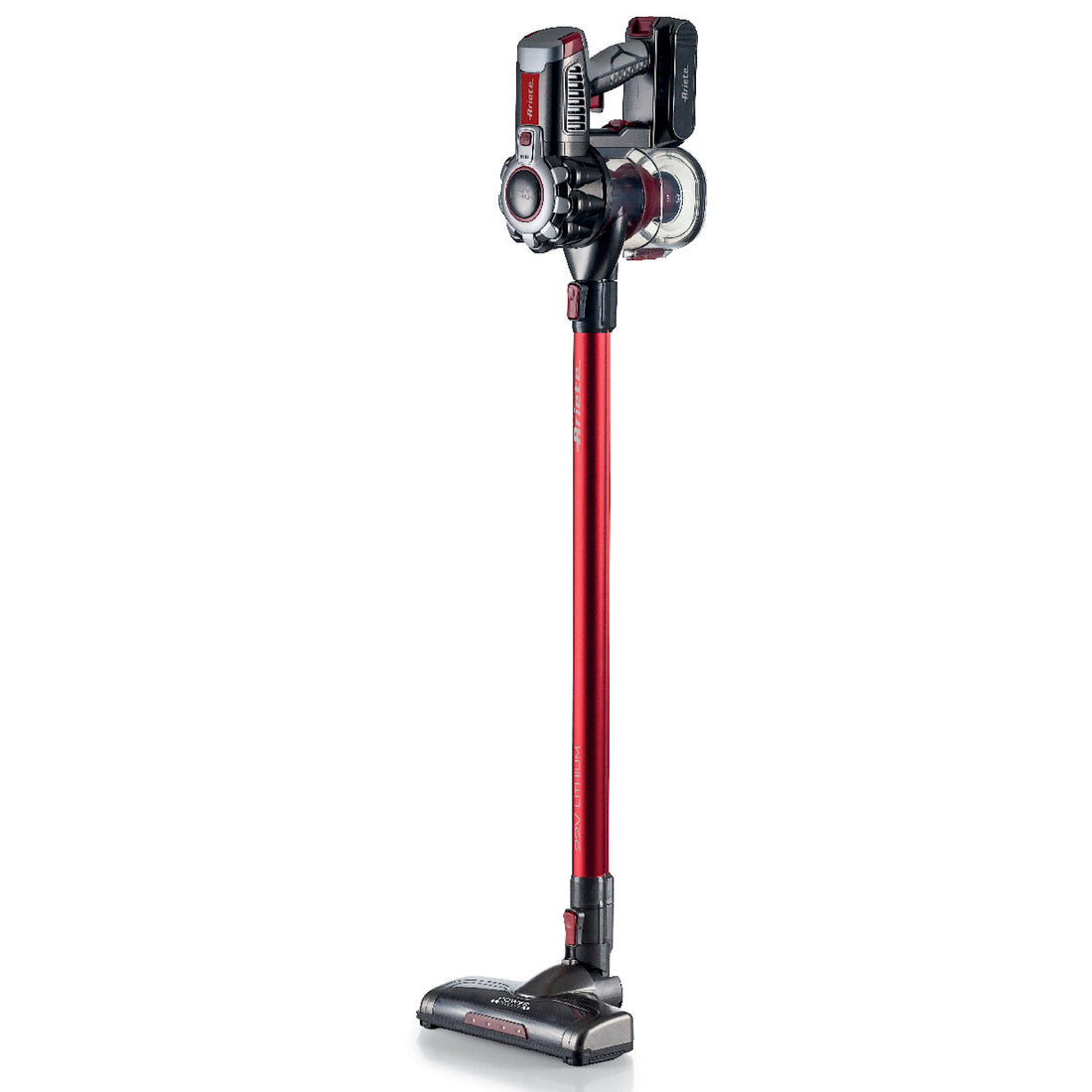 Ariete Cordless Electric Broom – 2-in-1, 22.2V, Red Battery