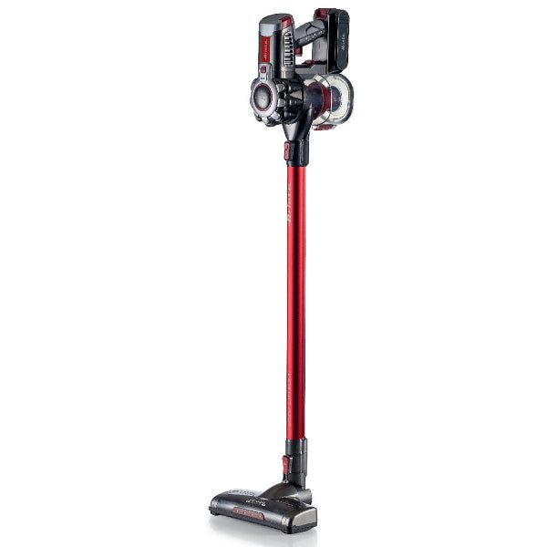 Ariete 2757 Cordless Stick Vacuum 22.2V Lithium 2-in-1 Handheld Broom Red