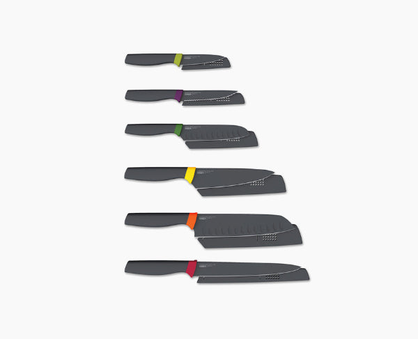 Joseph Joseph Elevate 6-Piece Knife Set 98437 Multicolour With Blade Sheaths