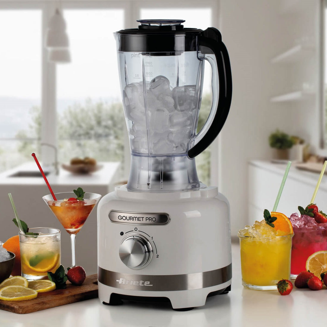 Ariete Moderna Food Processor 3L – 1000W, Blender + Juicer