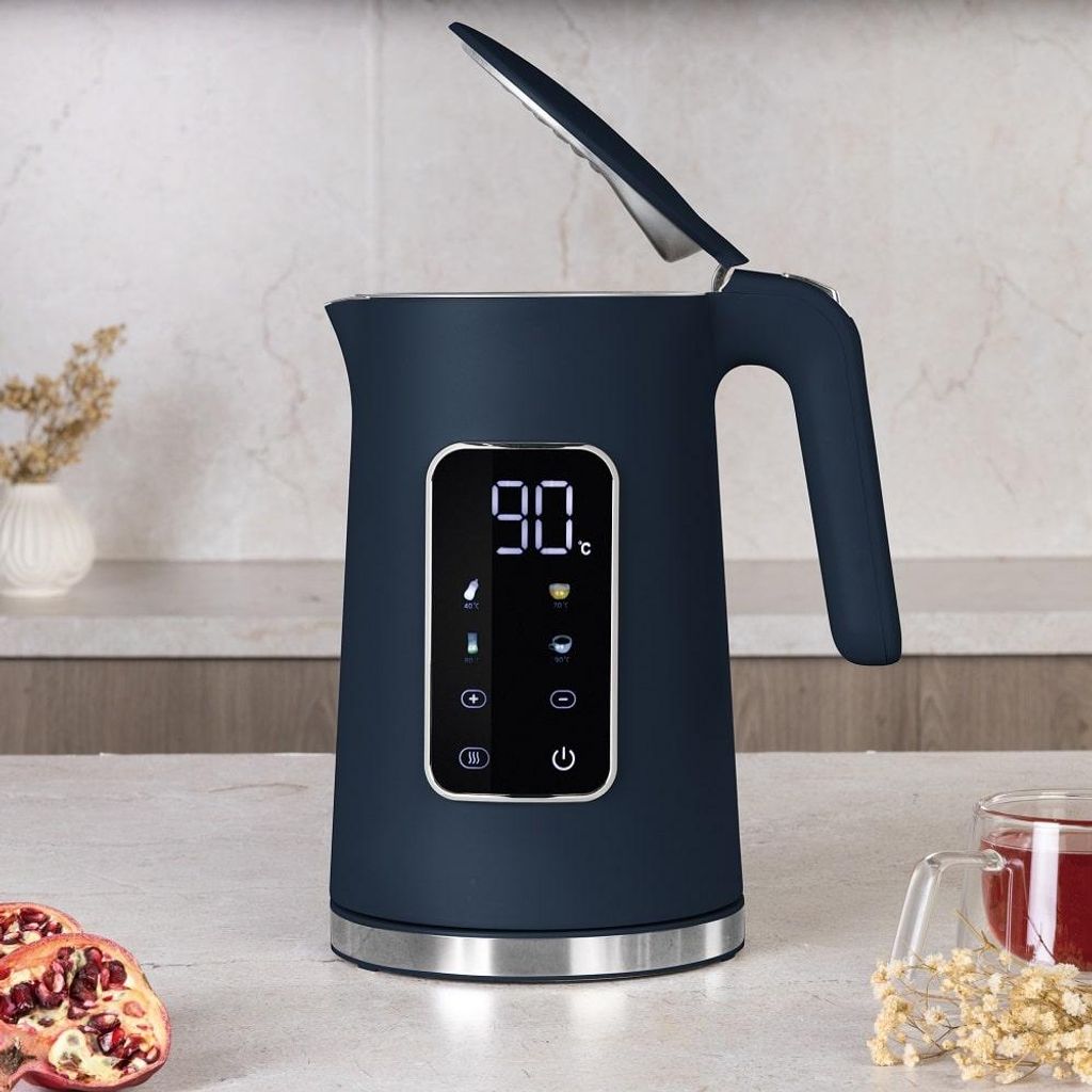 Berlinger Haus Digital Kettle 1.7L 2200W Keep Warm Touch BH-9737 – view 6 – Deep Sea Blue
