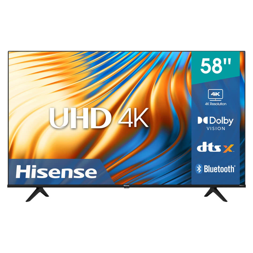 Hisense 58" 4K UHD Smart TV Dolby Vision HDR VIDAA OS Frameless Design 2025