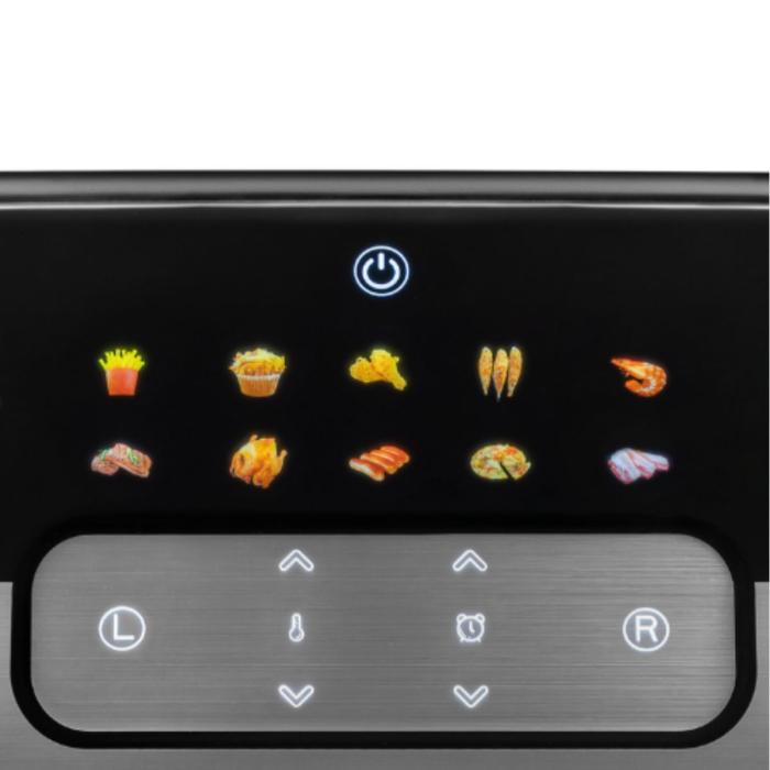 Haeger Digital Air Fryer 9 L, 2 Baskets